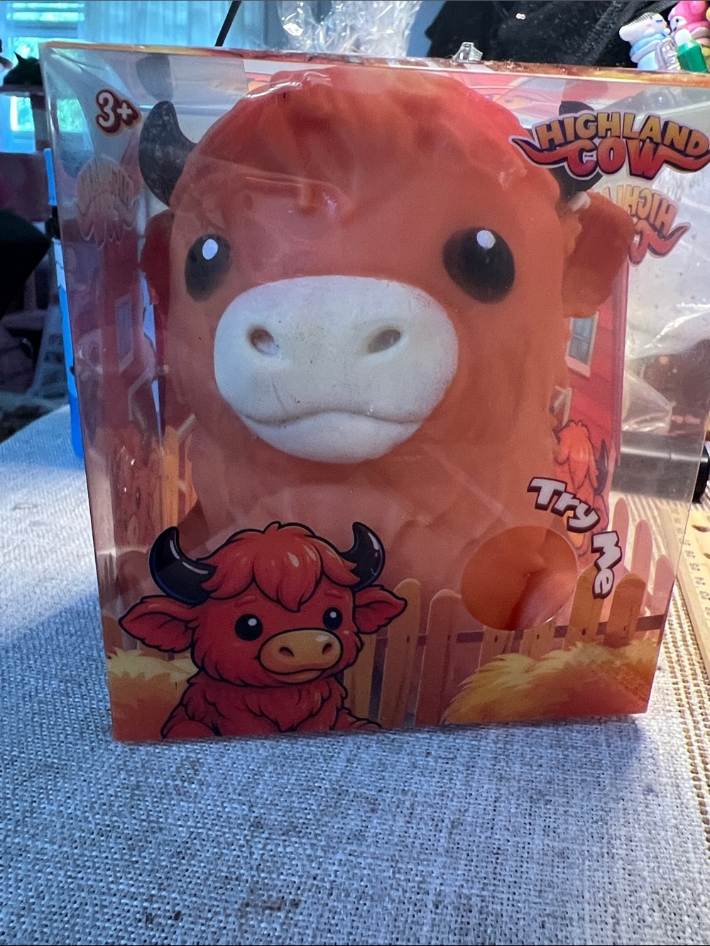 Squishy Try -Me Highland Cow